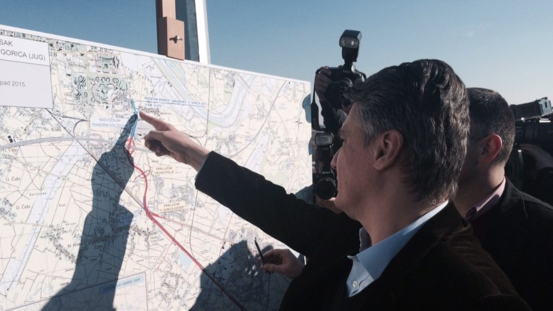 Predsjednik Vlade Milanović obišao novoizgrađenu dionicu Jakuševec-Velika Gorica autoceste Zagreb-Sisak